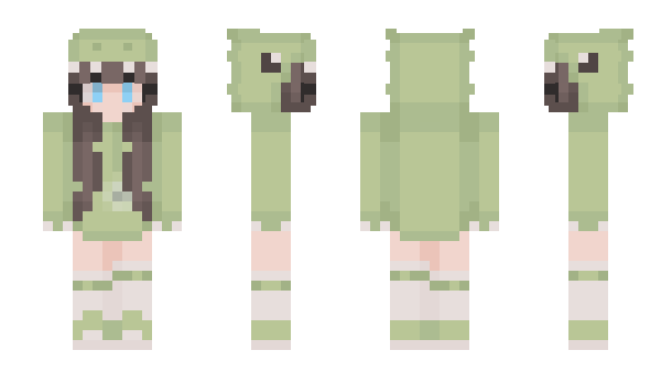 Minecraft skin Dino_girlMC