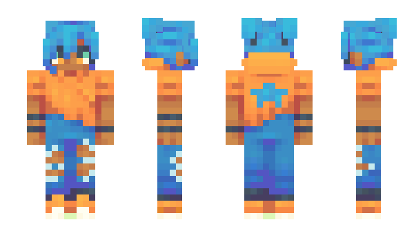 Minecraft skin Spukky