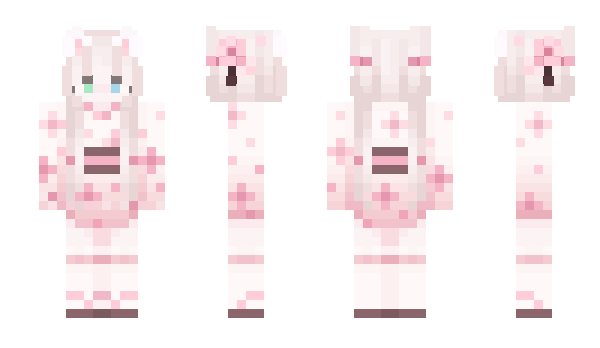 Minecraft skin Pinkcottoncandyx