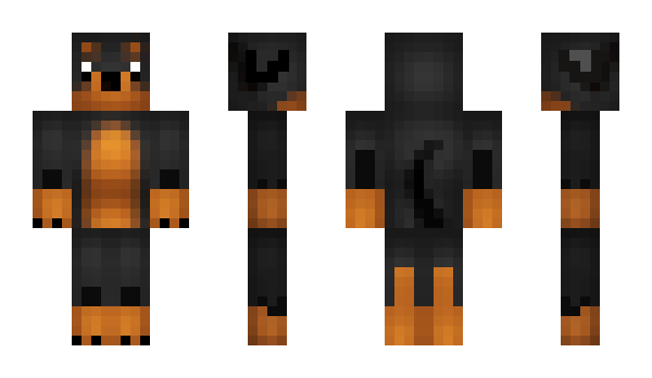 Minecraft skin BlackLabrador