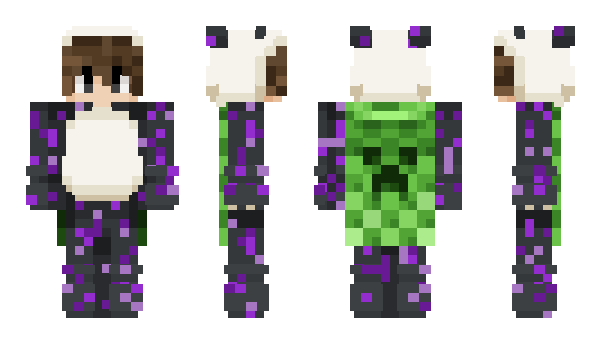 Minecraft skin Purple_Panda0