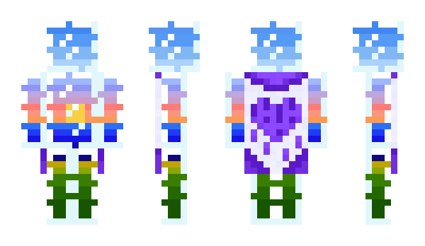Minecraft skin Inivincible