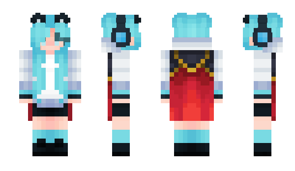 Minecraft skin BlueNpc