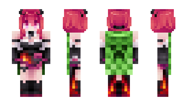 Minecraft скин по нику kittyviolet