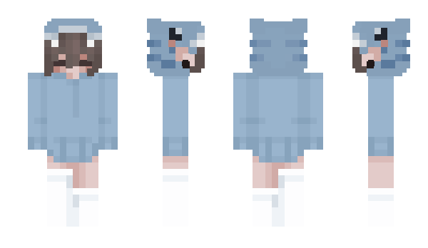 Minecraft скин по нику WormyShark