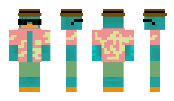 Minecraft skin PepeePanDziobak