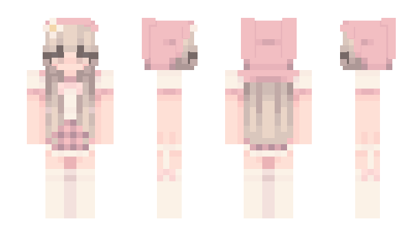 Minecraft скин по нику girl5
