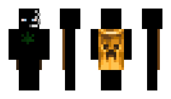 Minecraft skin canabis