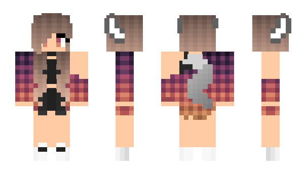 Minecraft skin Cieni