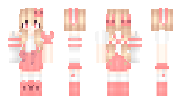 Minecraft skin Pink_A