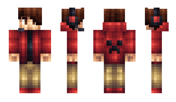 Minecraft skin redmasterx