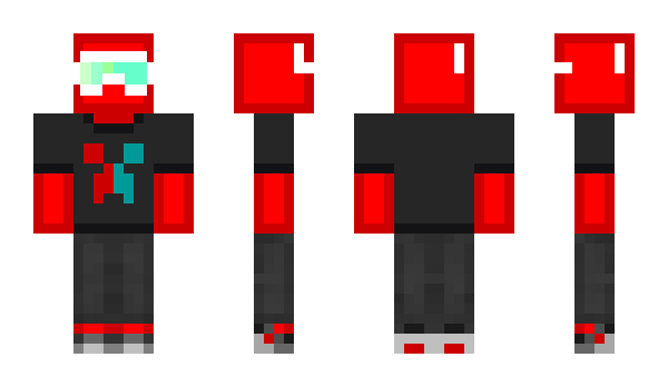 Minecraft skin redafterlife