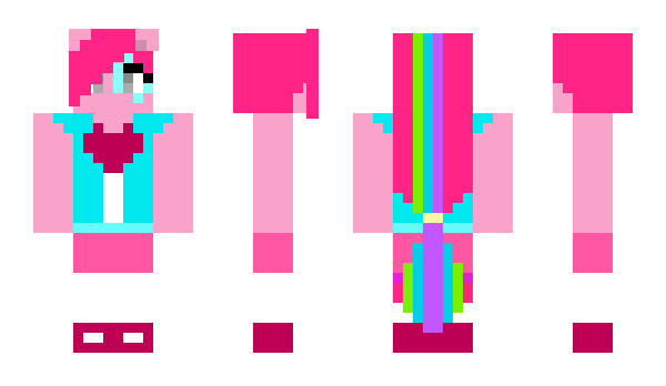 Minecraft skin Pinkipi