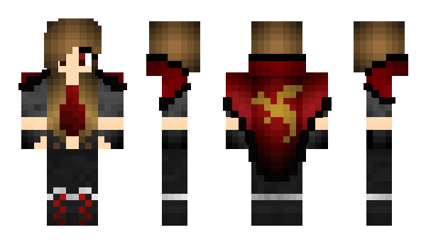 Minecraft скин по нику RubyWolfX