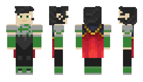 Minecraft skin DarkHeroDude