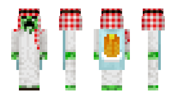Minecraft skin muslim_creeper