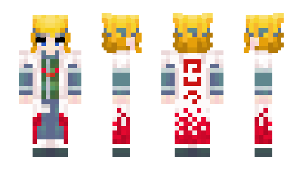 Minecraft skin PlatinumP