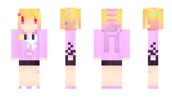Minecraft скін по ніку Rose_fvo
