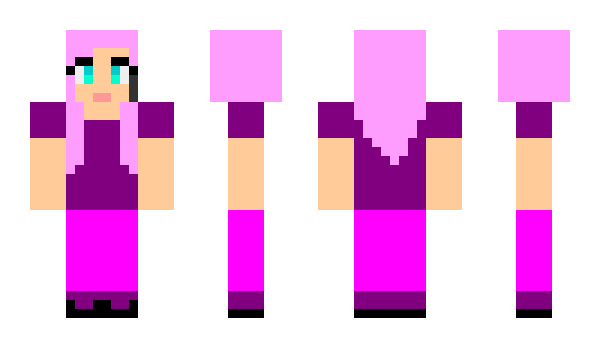 Minecraft skin Pink_Lady