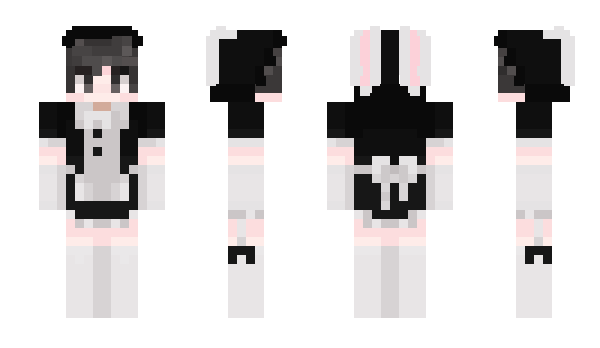 Minecraft skin FemboyBunny