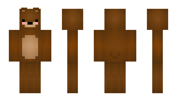 Minecraft skin HugBabyBear