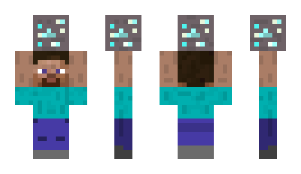 Minecraft skin ChocoDinosaur