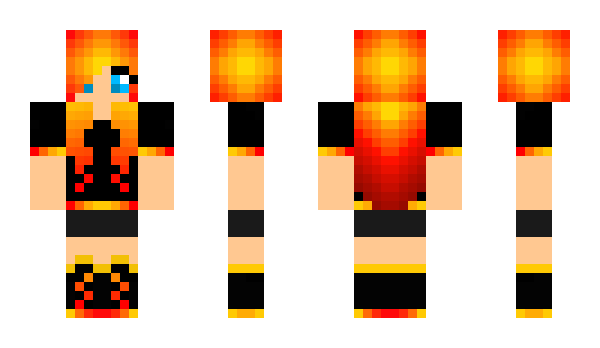 Minecraft skin firegirl04