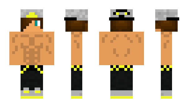 Minecraft skin poudrier