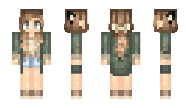 Minecraft skin komi