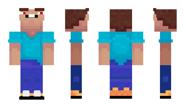 Minecraft skin Prajs