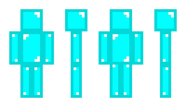 Minecraft skin blueplyer