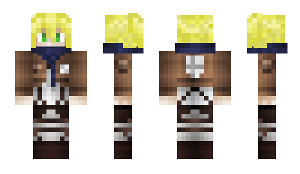 Minecraft skin aquafeather2