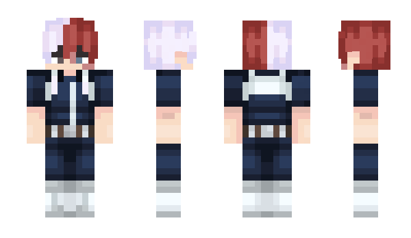 Minecraft skin Halfcold