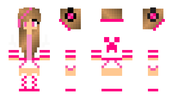 Minecraft skin Lady_Pink