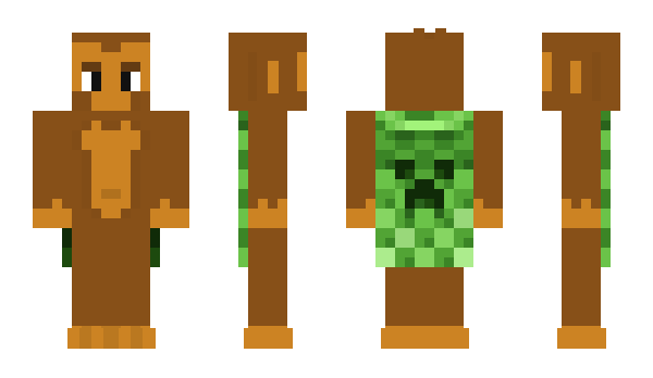 Minecraft skin Obstzwerg