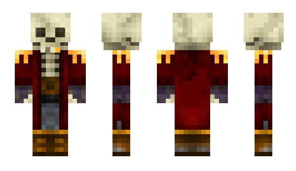 Minecraft skin skullO