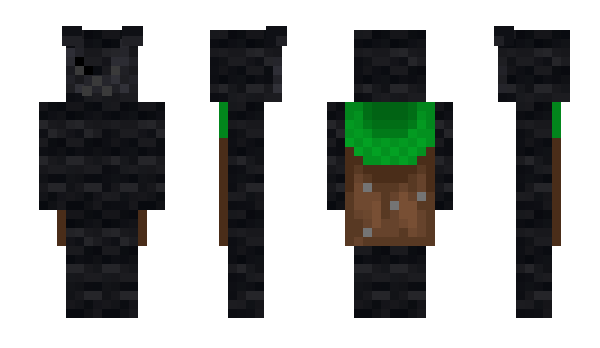 Minecraft скин по нику BlackWoolSlab