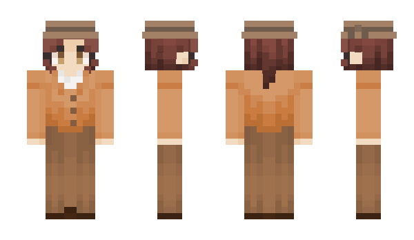 Minecraft скин по нику violetgoesbark