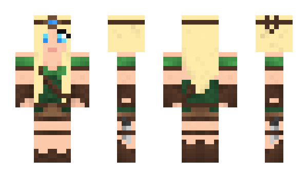 Minecraft skin Floraa