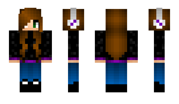 Minecraft skin crazy_girl