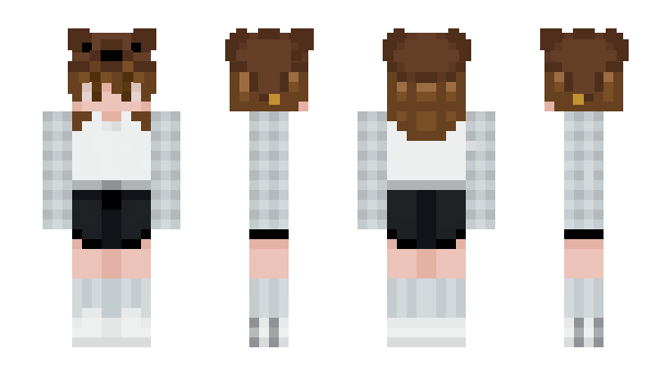 Minecraft skin AttackerGirl