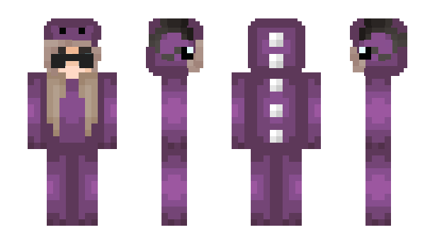Minecraft skin Purplex