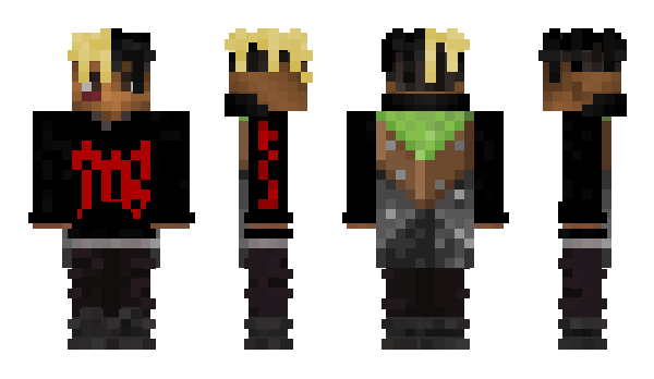 Minecraft skin LIVINGWITHPAIN