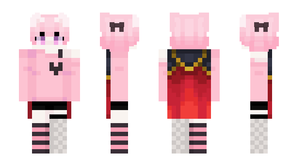 Minecraft скин по нику WhiteFemboy