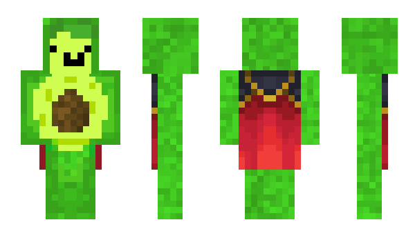 Minecraft skin bvocado