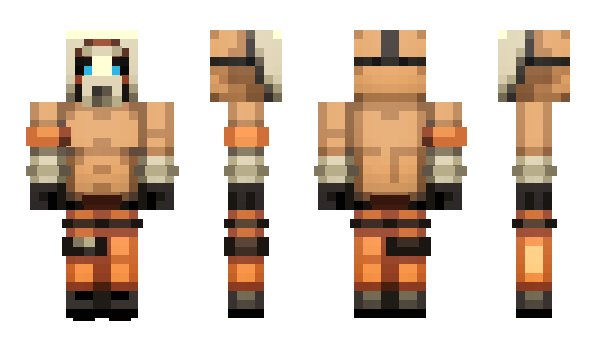 Minecraft skin TheManWithNo
