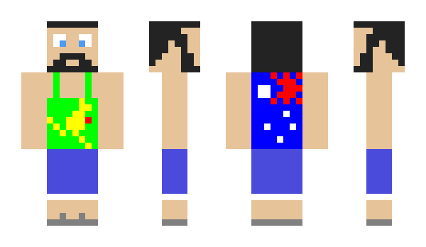 Minecraft skin AUSTRALIAN_DERP