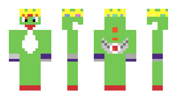 Minecraft skin Zombieskeleto