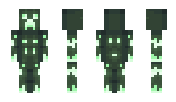 Minecraft skin CreeperGG