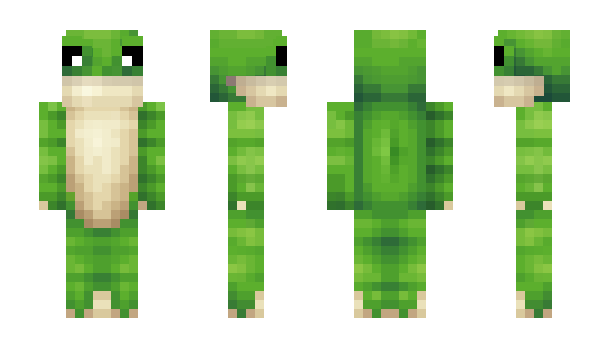 Minecraft skin FrogW